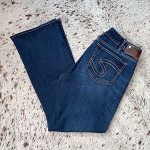 Silver Jeans Natsuki Women’s 34/31 Dark Wash Mid Rise Bootcut Jeans